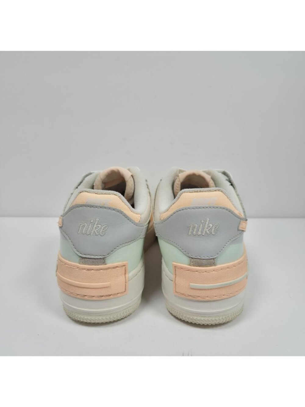 Nike Air Force 1 Shadow Women's Barely Green Crimson Tint Sneakers US Size 7 - Picture 4 of 8